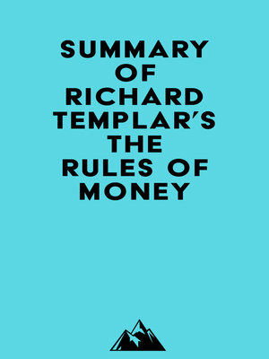 cover image of Summary of Richard Templar's the Rules of Money